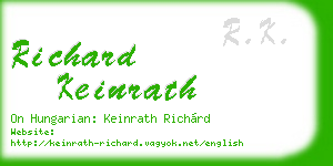 richard keinrath business card